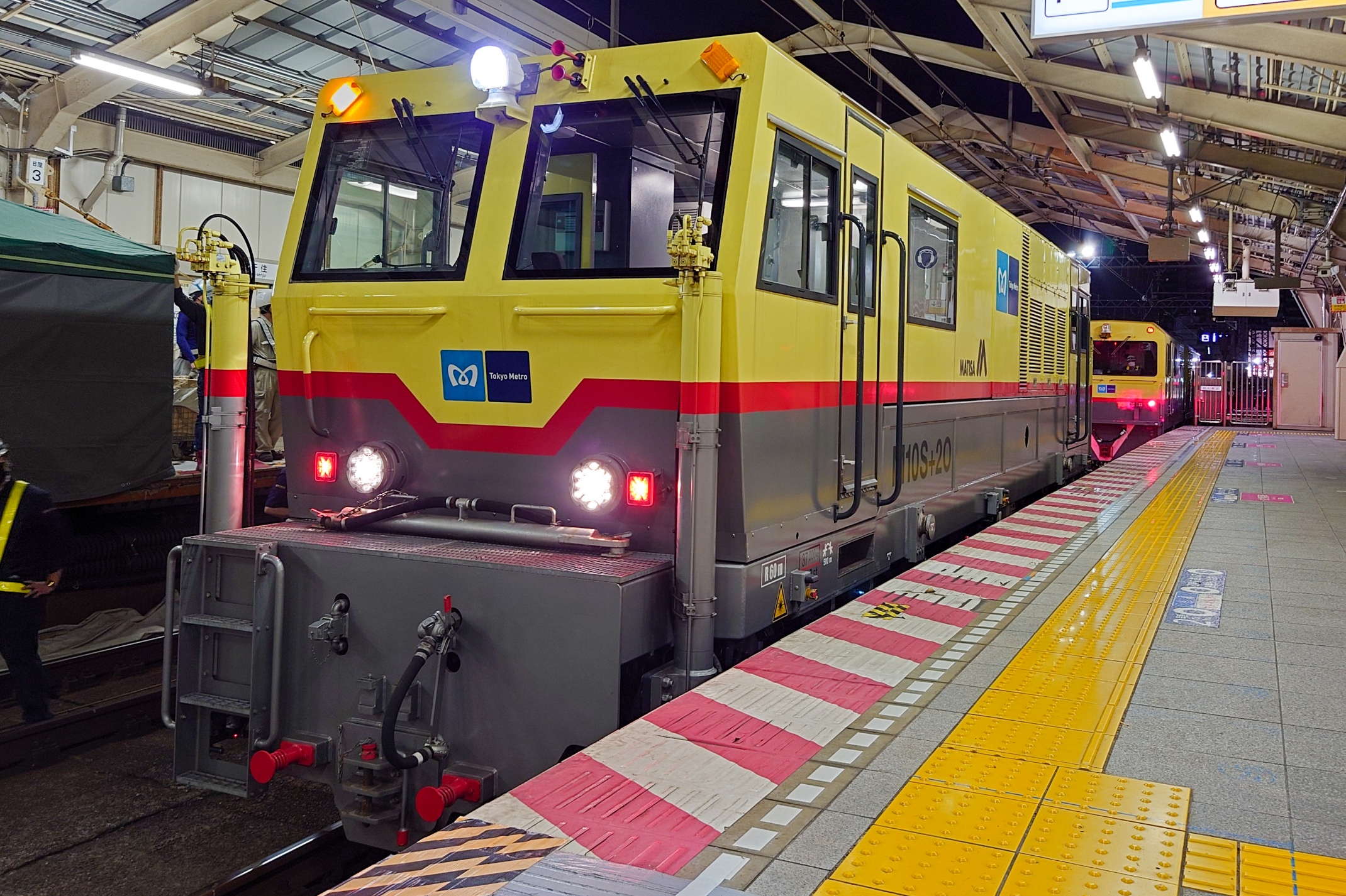 軌道検測車による検測業務